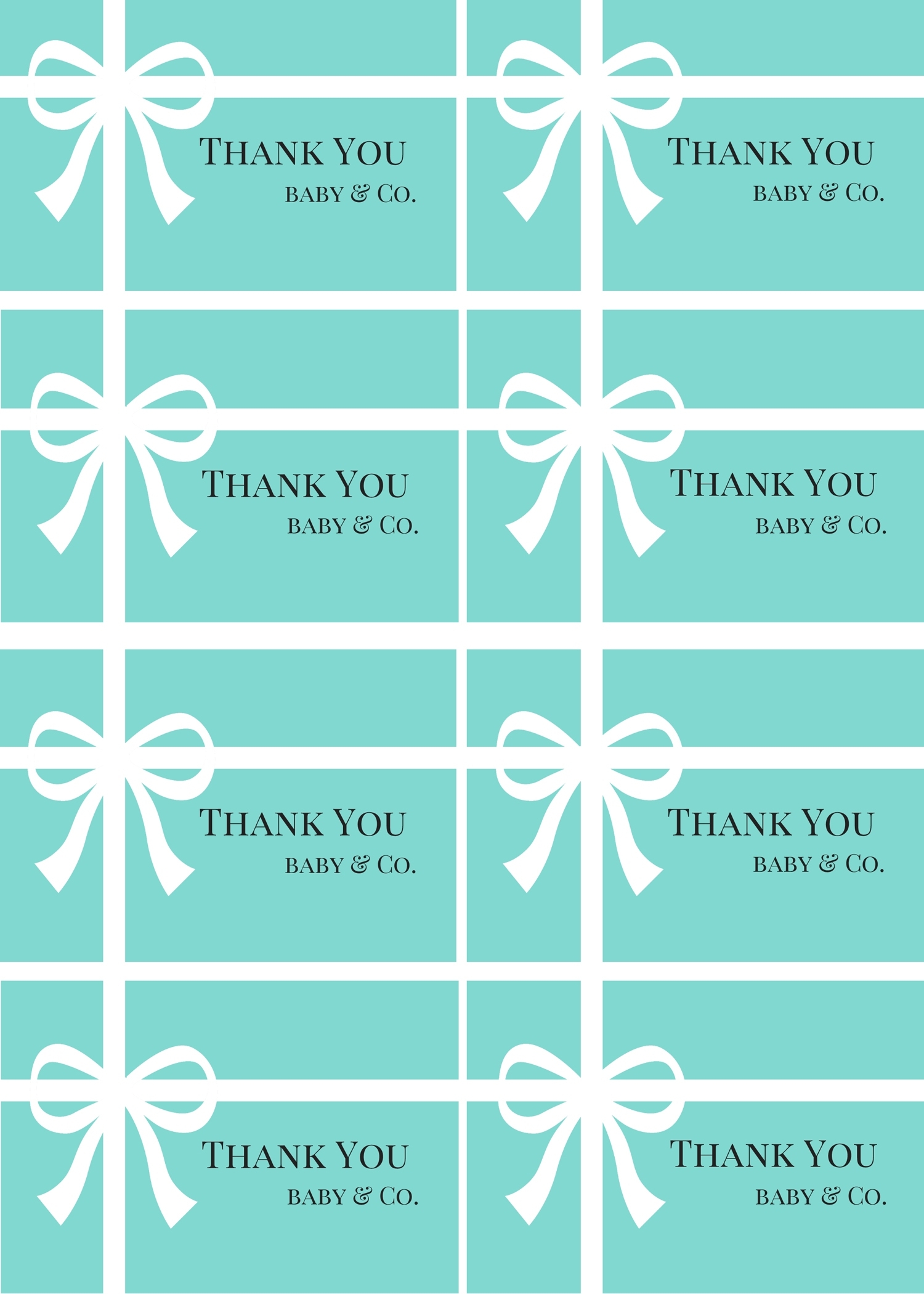 Free Printable Baby Shower Thank You Card Templates : Free Printable With Thank You Card Template For Baby Shower