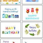 Free Printable Birthday Cards • Rose Clearfield Throughout Birthday Card Collage Template