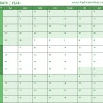 Free Printable Blank Calendar 2020 Inside Blank Calender Template