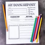 Free Printable Book Report Form | Artsy Fartsy Mama Pertaining To Book Report Template Grade 1