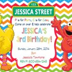 Free Printable Elmo Sesame Street Birthday Party Invitations | Download Inside Elmo Birthday Card Template
