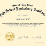 Free Printable Ged Certificate | Updated On August 2022 With Ged Certificate Template Download