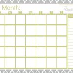 Free Printable Generic Calendar | Calendar Printables Free Templates For Full Page Blank Calendar Template