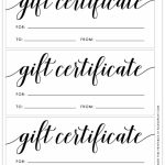 Free Printable Gift Certificate Template – Pjs And Paint Inside Fillable Gift Certificate Template Free