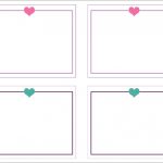 Free Printable Love Notes For Valentine'S Day | Abby Organizes Intended For Free Printable Blank Greeting Card Templates