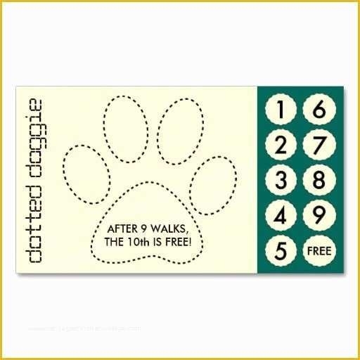 Free Printable Loyalty Card Template Of Punch Card Template In Business Punch Card Template Free
