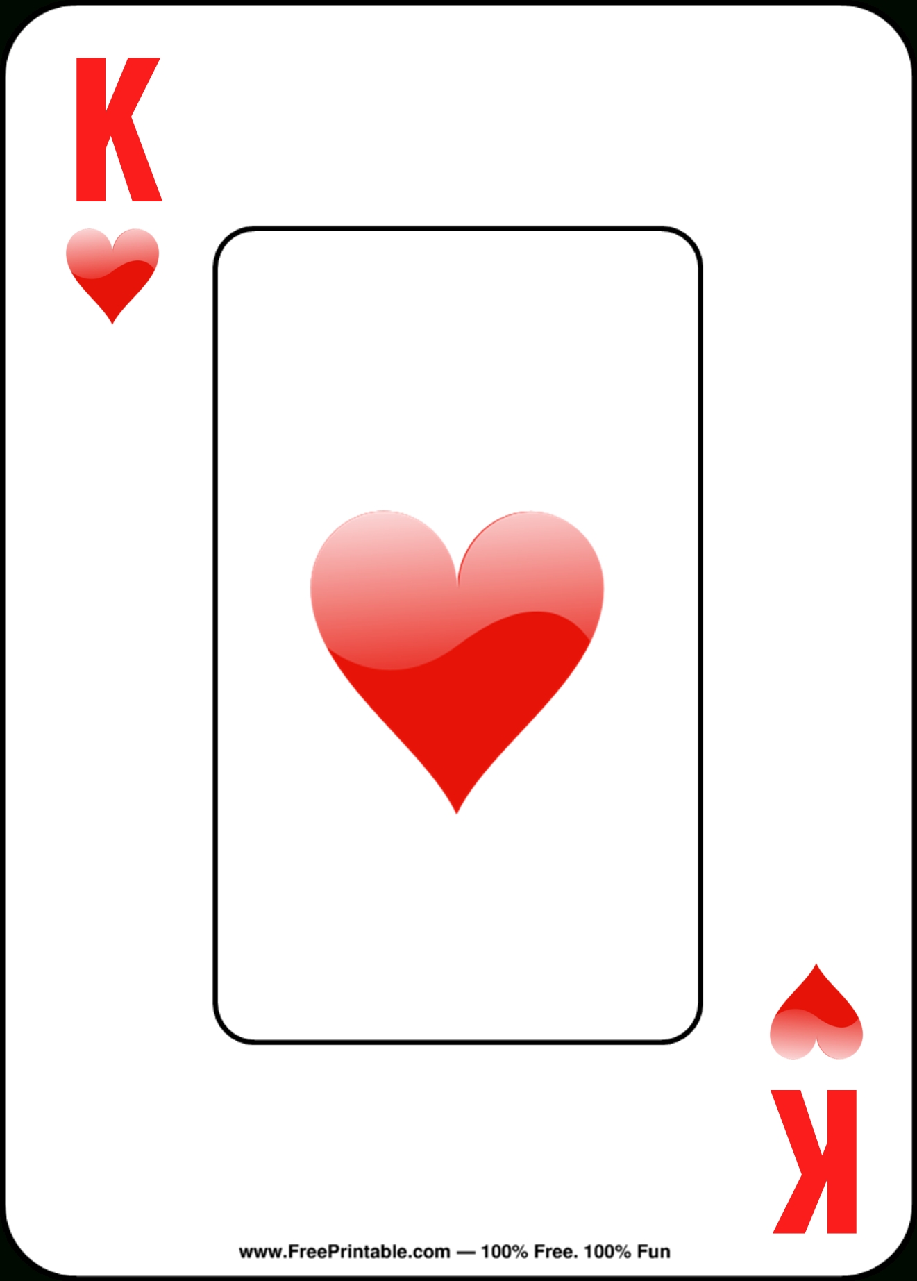 Free Printable Playing Cards Pertaining To Template For Playing Cards Printable