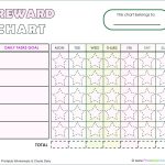 Free Printable Star Weekly Rewards Chart [Pdf] With Blank Template For Blank Reward Chart Template
