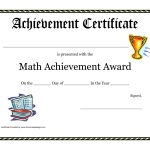 Free Printable Student Award Certificate Template – Free Printable A To Z Pertaining To Free Printable Certificate Of Achievement Template