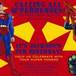 Free Printable Superhero Birthday Invitations | Free Printable Birthday Regarding Superman Birthday Card Template