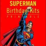 (Free Printable) – Superman Birthday Party Kits Templates | Download With Superman Birthday Card Template