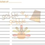 Free Printable Thanksgiving Recipe Cards – Everyday Made Fresh For Index Card Template Open Office