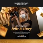 Free Psd | Banner Photo Studio Template throughout Photography Banner Template