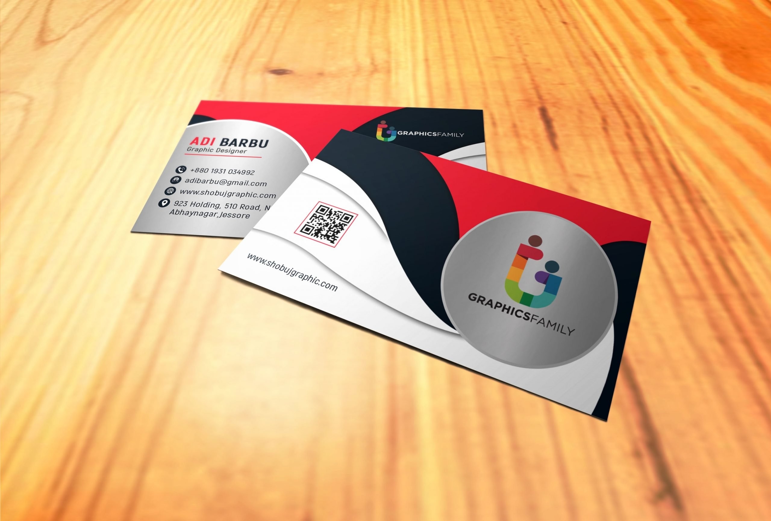 Free Psd Creative Business Card Design - Graphicsfamily Regarding Visiting Card Templates Download