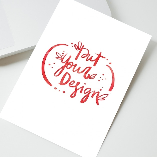 Free Psd | Greeting Cards Template Design With Regard To Greeting Card Layout Templates