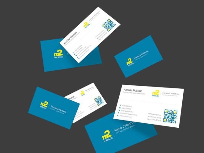 Free Qr Code Business Card Template – Pivle Intended For Qr Code Business Card Template