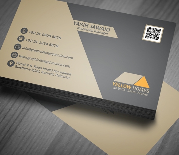Free Real Estate Business Card Template (Psd) | Freebies | Graphic Within Free Personal Business Card Templates