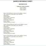Free Reference List Templates – Free Word Templates Pertaining To Business Reference Template Word
