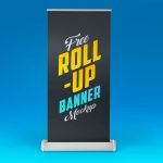 Free Retractable Roll-Up Banner Mockup Psd Set - Good Mockups throughout Retractable Banner Design Templates