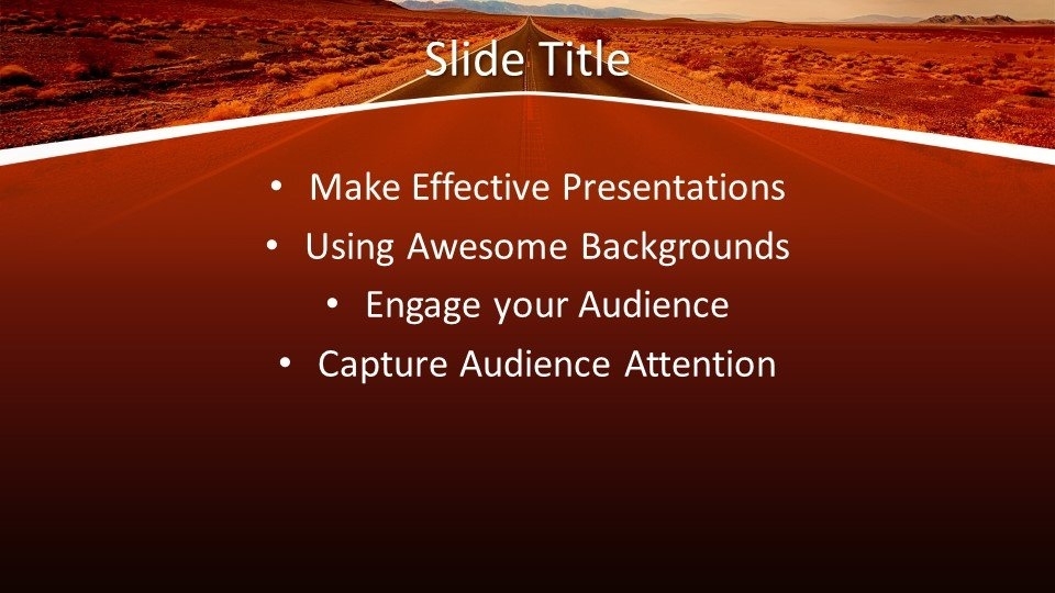 Free Road Powerpoint Template – Free Powerpoint Templates In Powerpoint 2007 Template Free Download