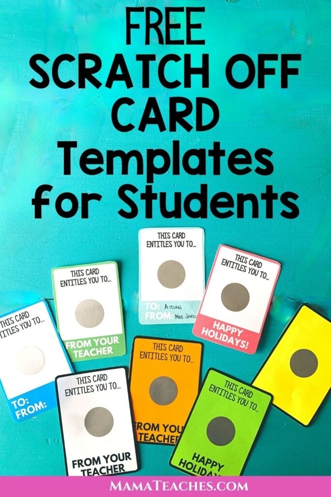 Free Scratch Off Card Templates – Mama Teaches In Scratch Off Card Templates