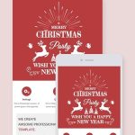Free Simple Christmas Email Newsletter Template In Adobe Photoshop Pertaining To Holiday Card Email Template