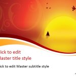 Free Sunset Ppt Template Throughout Powerpoint Sample Templates Free Download