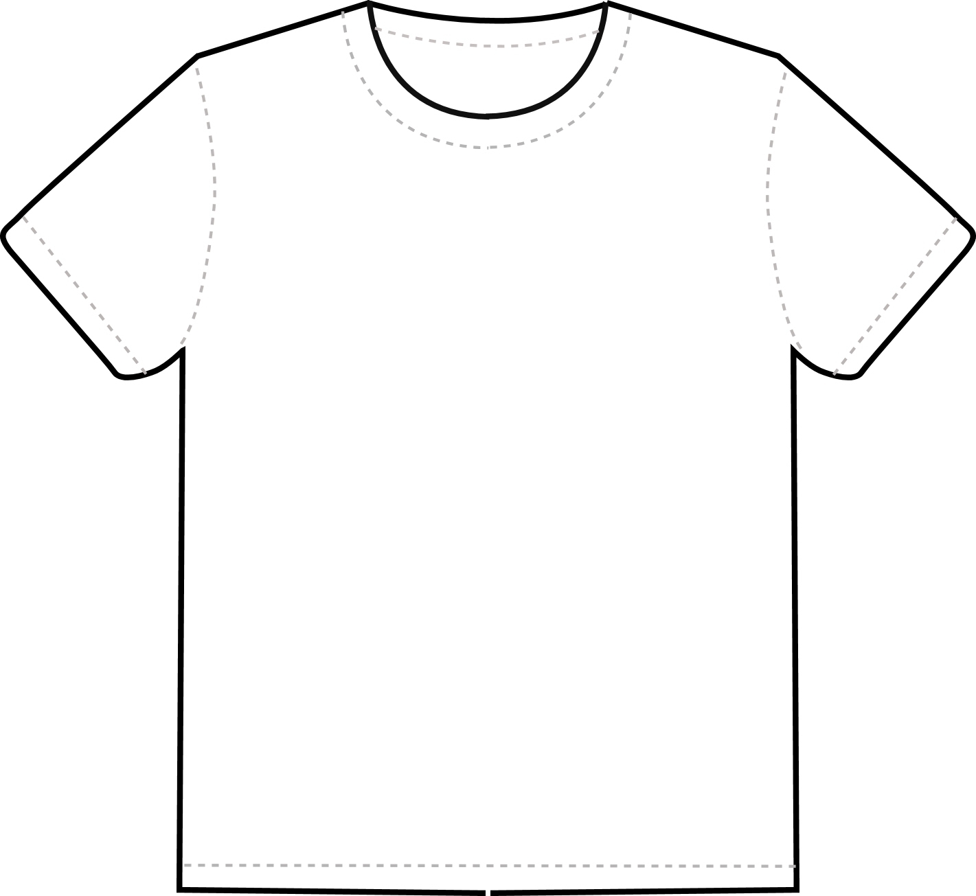 Free T Shirt Template Printable, Download Free T Shirt Template Regarding Blank Tshirt Template Pdf