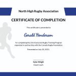 Free Training Certificate Templates In Microsoft Word (Doc) | Template Regarding Rugby League Certificate Templates