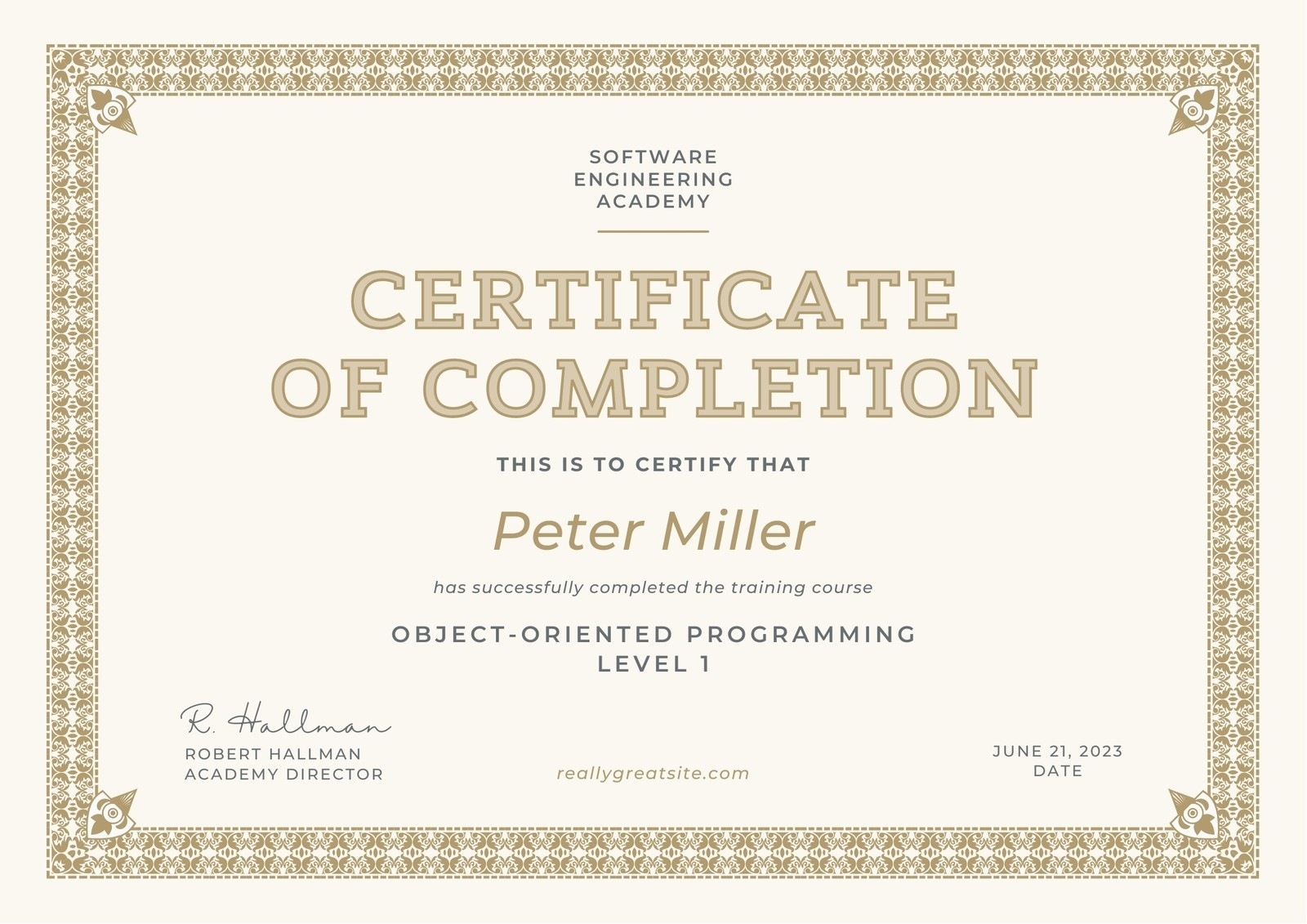 Free Training Completion Certificate Templates Throughout Free Training Completion Certificate Templates