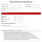 Free Travel Request Forms And Templates (Word | Pdf) With Travel Request Form Template Word