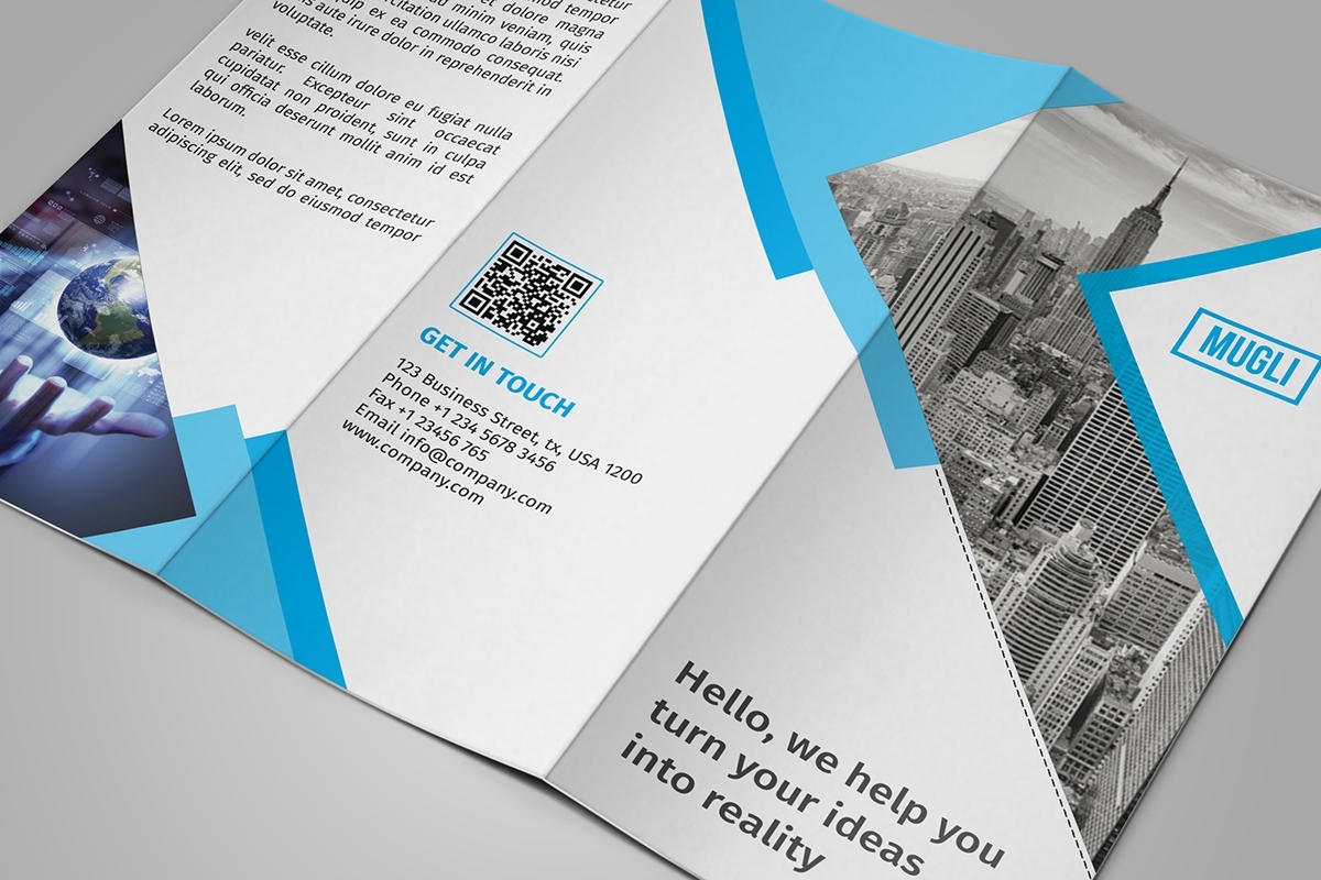 Free Tri Fold Brochure Template Download On Behance intended for Free Online Tri Fold Brochure Template