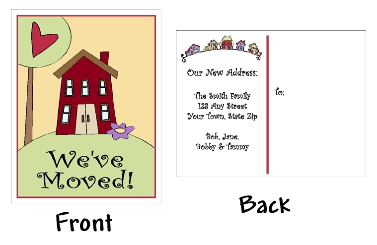 Free We'Ve Moved Cliparts, Download Free We'Ve Moved Cliparts Png Within Moving House Cards Template Free
