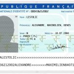 French National Identity Card (Male) — Stock Photo © Deniscostille #5111238 Regarding French Id Card Template