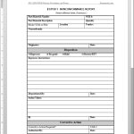 Fsms Nonconformance Report Template In Quality Non Conformance Report Template
