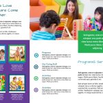 Fun Daycare Tri Fold Brochure Template | Mycreativeshop With Daycare Brochure Template