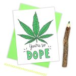 Funny Birthday Card Marijuana Card Weed Cannabis Funny Within Dope Card Template