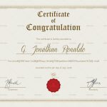 General Format Congratulations Certificate Design Template In Psd, Word Throughout Generic Certificate Template
