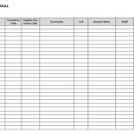 General Journal Template | Freewordtemplates Regarding Double Entry Journal Template For Word