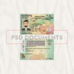 Georgia Driver'S License New Psd Template | Psd Documents Pertaining To Georgia Id Card Template