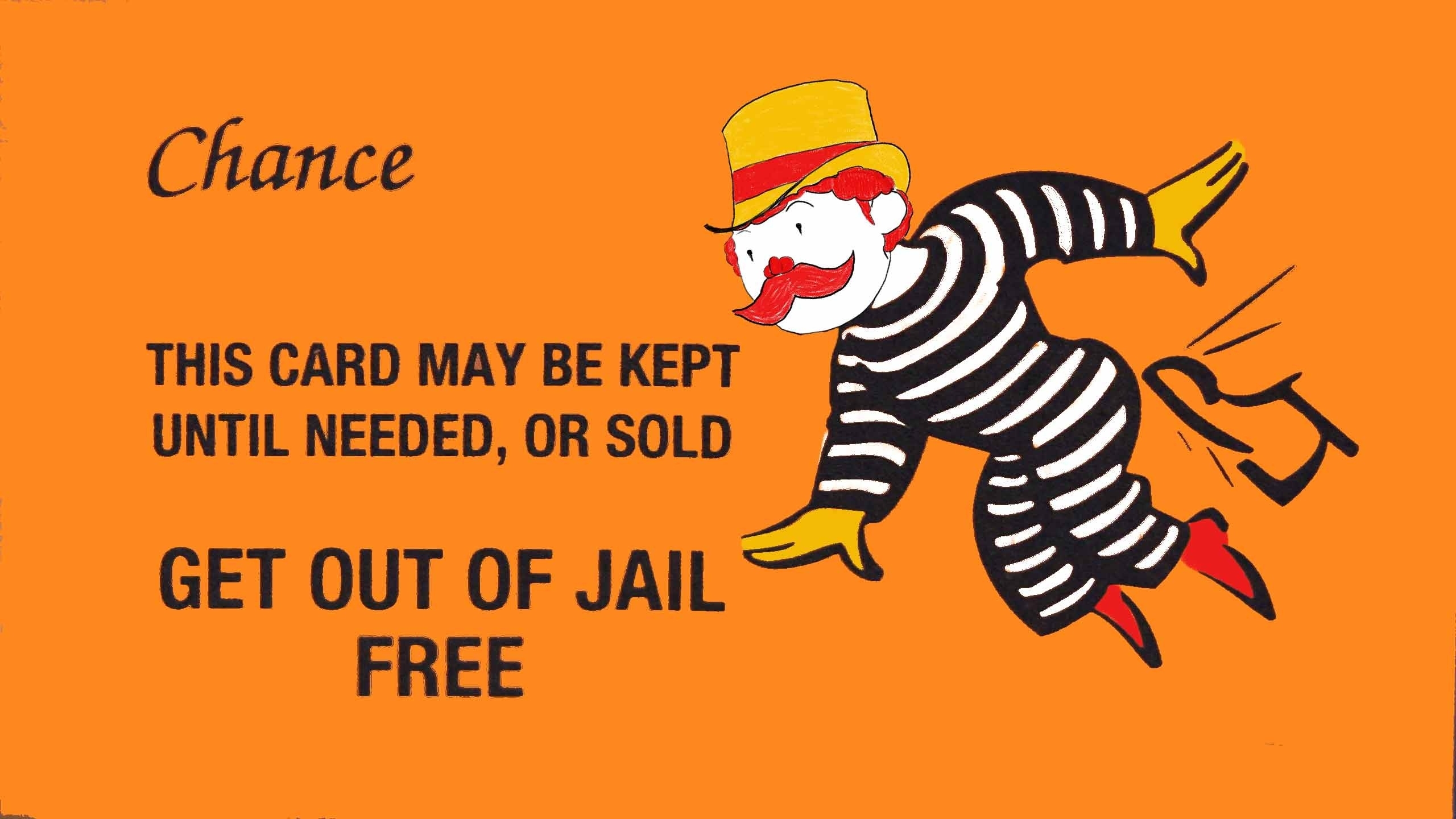 Get Out Of Jail Free Card Printable – Free Printable In Get Out Of Jail Free Card Template