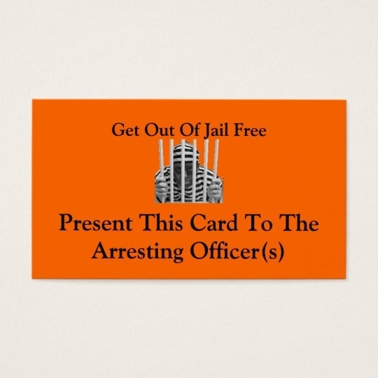 Get Out Of Jail Free Cards | Zazzle Inside Get Out Of Jail Free Card Template