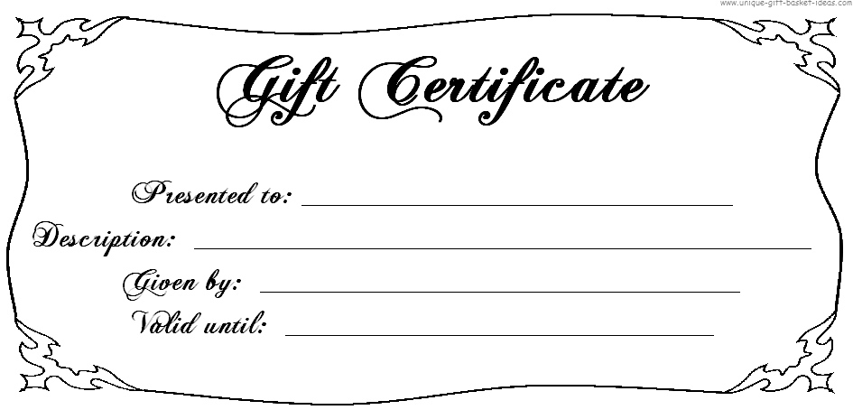 Gift Certificate Template – Fotolip With Regard To Company Gift Certificate Template