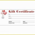 Gift Certificate Template Free Download Of 6 Homemade Gift Certificate intended for Homemade Gift Certificate Template