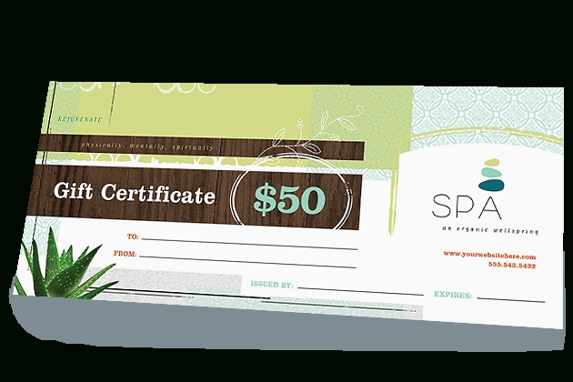 Gift Certificate Templates - Indesign, Word, Publisher, Pages For Indesign Gift Certificate Template