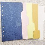 Gold Card Page Inner Core Notebook Binder Index Dividers Paper Diy Intended For Open Office Index Card Template
