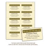 Golden Design Business Card - Southworth in Southworth Business Card Template