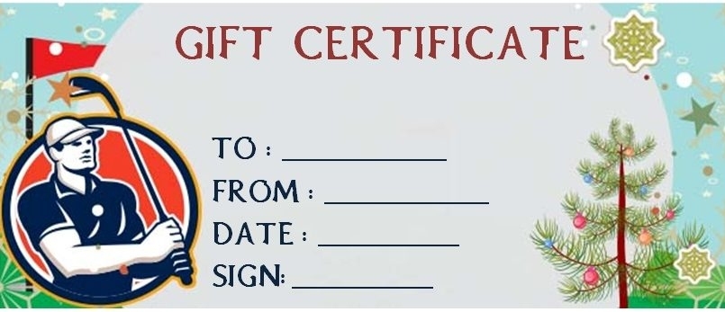 Golf Gift Certificate Template | Updated On July 2021 Inside Golf Gift Certificate Template