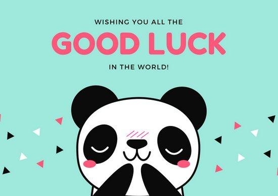 Good Luck – Malahide & District Credit Union Pertaining To Good Luck Card Templates
