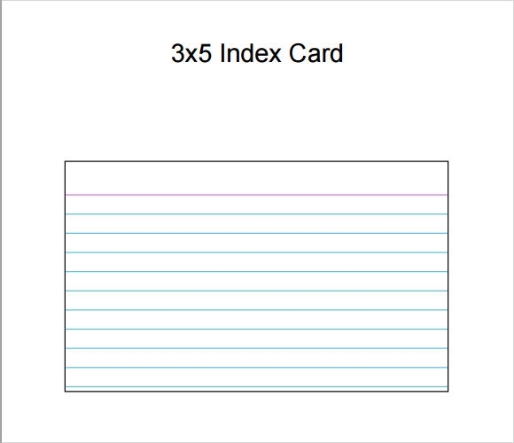Google Docs Index Card Template Inside Index Card Template Google Docs